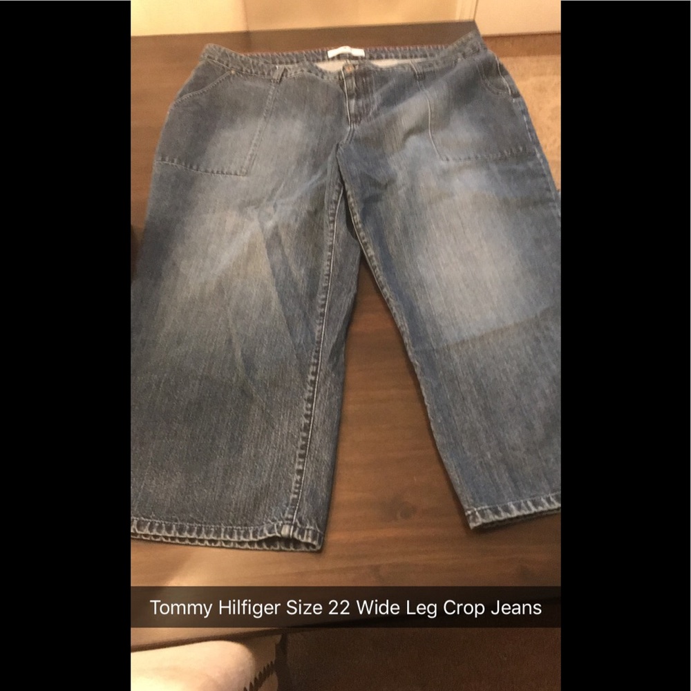 Tommy Hilfiger Size 22 Preppy Crop Jeans